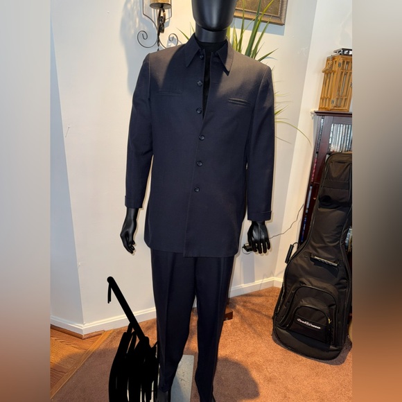 Custom Navy BlueSuit Set - Rocky Custom Clothes
